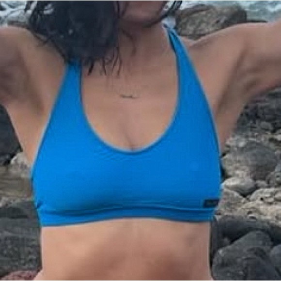 Maui Girl Blue Surf Swim Top - Picture 9 of 10